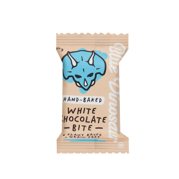 Blue Dinosaur Bites - White Chocolate (30g)